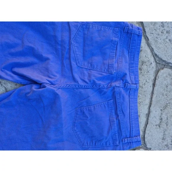 Riders by Lee Shorts Womens Size 12 Blue‎ Mid Rise Bermuda Stretch 5 Pocket EUC - Picture 6 of 8